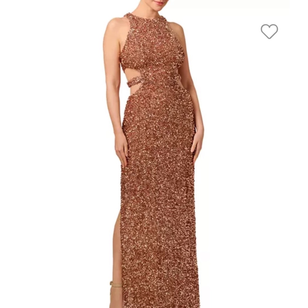 Size 4 Liv Foster Cutout Sequin Gown